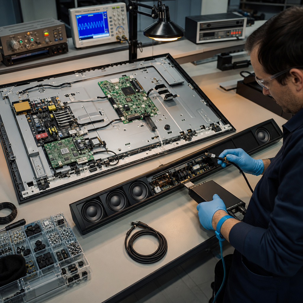 Electronics restoration - before and after